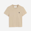 Ami Paris Mujer Barcelona Camiseta Coeur Bordado color Beige sku 782-001801 03 - Foto 1