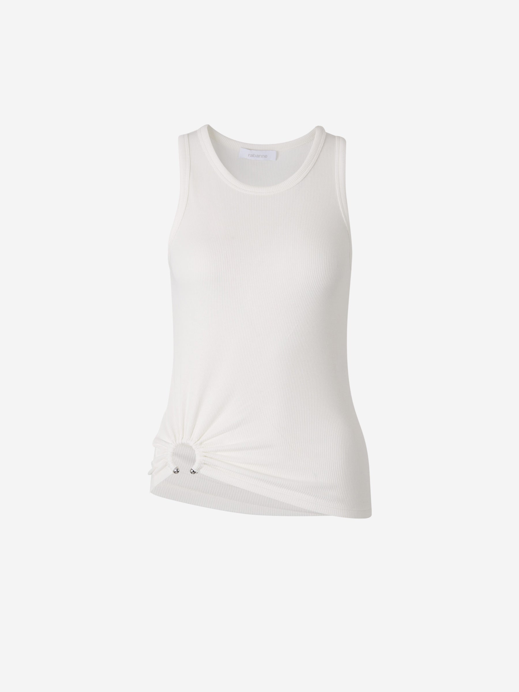 Rabanne Mujer Barcelona Top Signature Piercing color Blanco sku 782-001809 01 - Foto 1