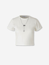 Rabanne Mujer Barcelona Camiseta Cuello Redondo color Blanco sku 782-001811 01 - Foto 1