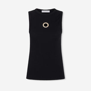 Rabanne Mujer Barcelona Top Sin Mangas color Negro sku 782-001812 01 - Foto 1