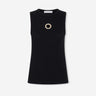 Rabanne Mujer Barcelona Top Sin Mangas color Negro sku 782-001812 01 - Foto 1