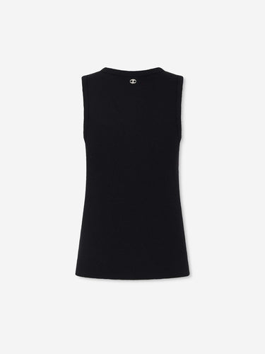 Rabanne Mujer Barcelona Top Sin Mangas color Negro sku 782-001812 01 - Foto 3