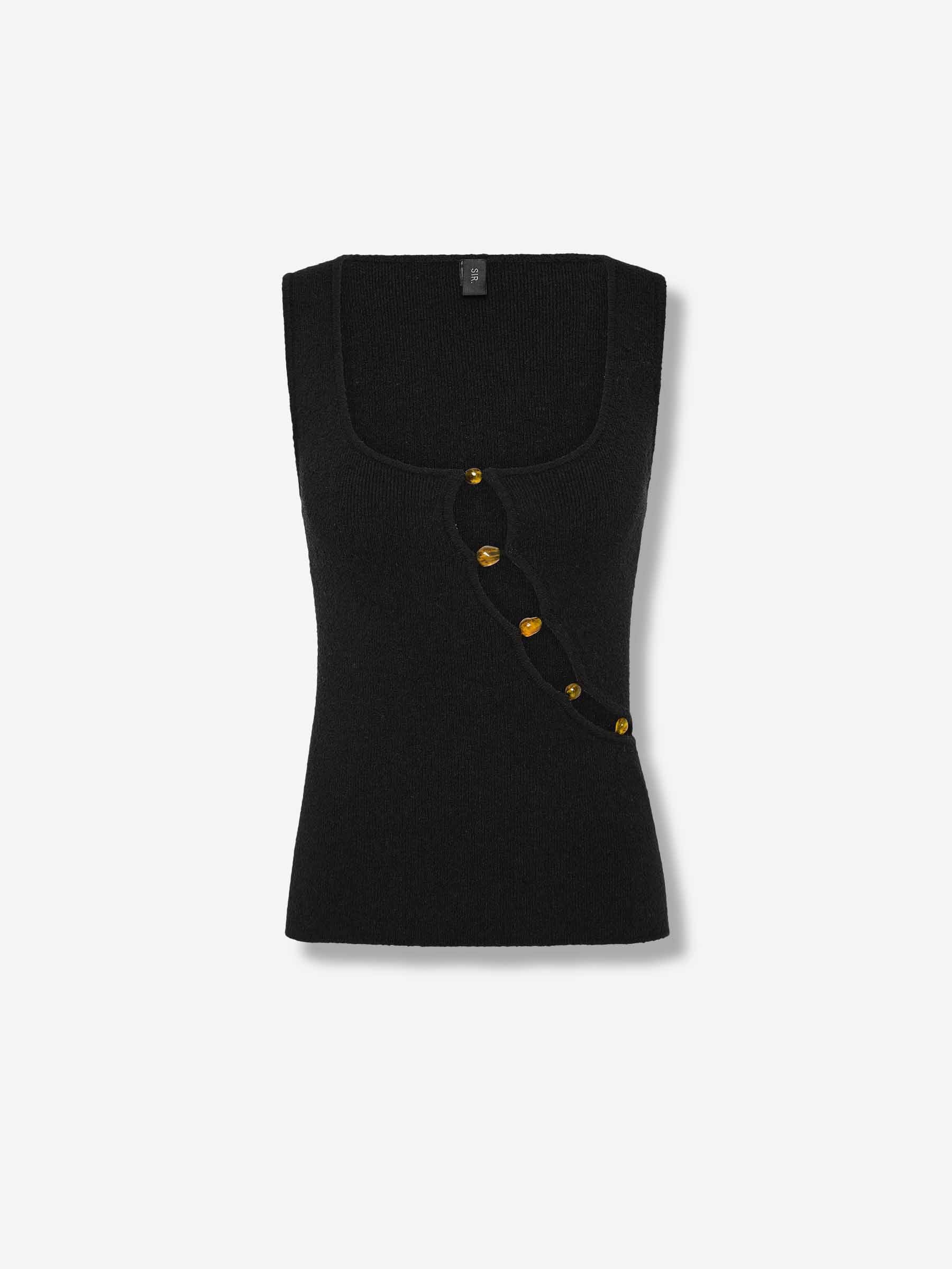 SIR. Mujer Barcelona Camiseta Tirantes Chiara color Negro sku 782-001815 01 - Foto 1