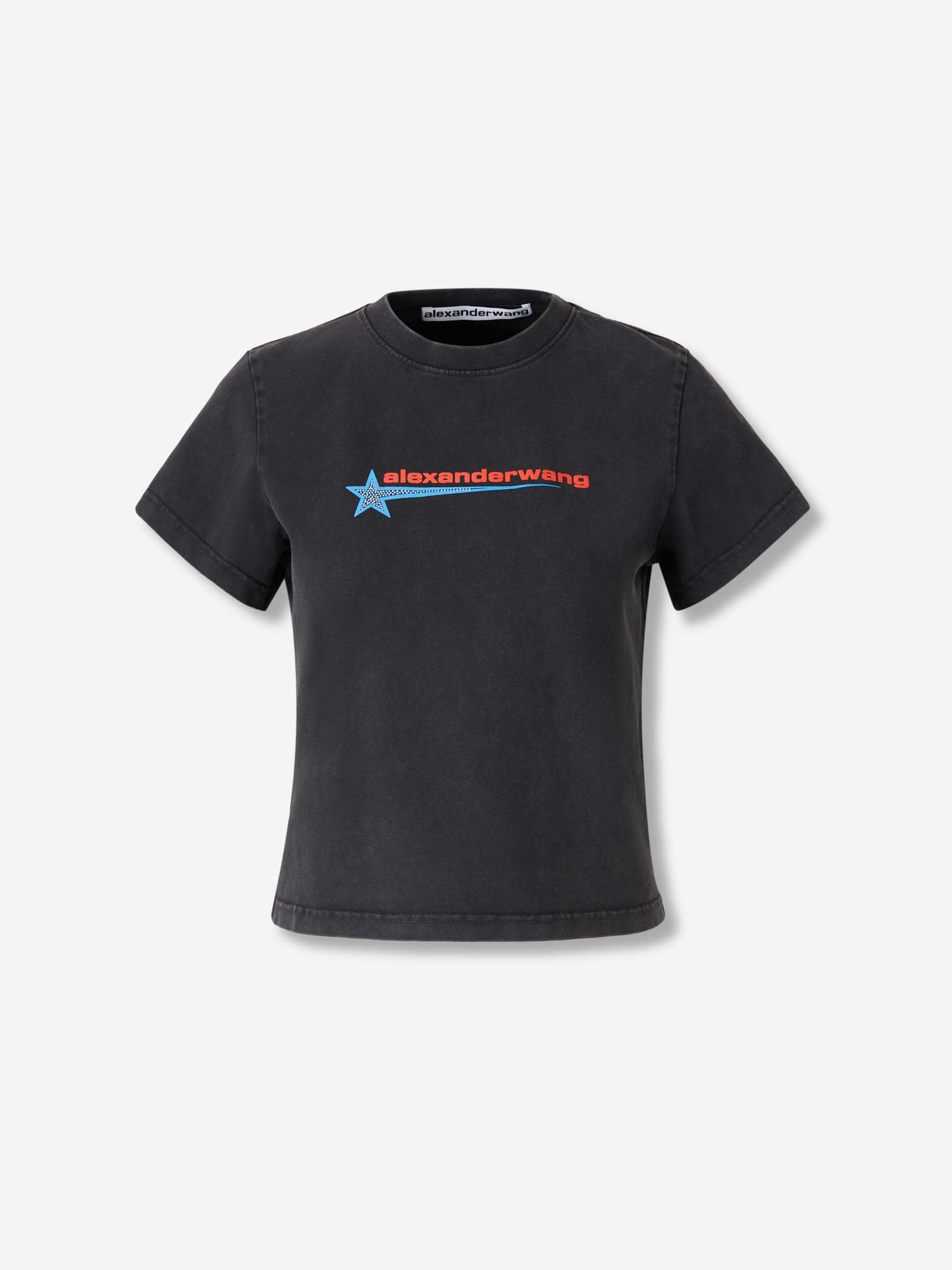 Alexander Wang Mujer Barcelona Camiseta Cuello Redondo color Negro sku 782-001823 01 - Foto 1