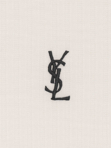 Saint Laurent Mujer Barcelona Top Cassandre color Crema sku 782-001825 01 - Foto 3