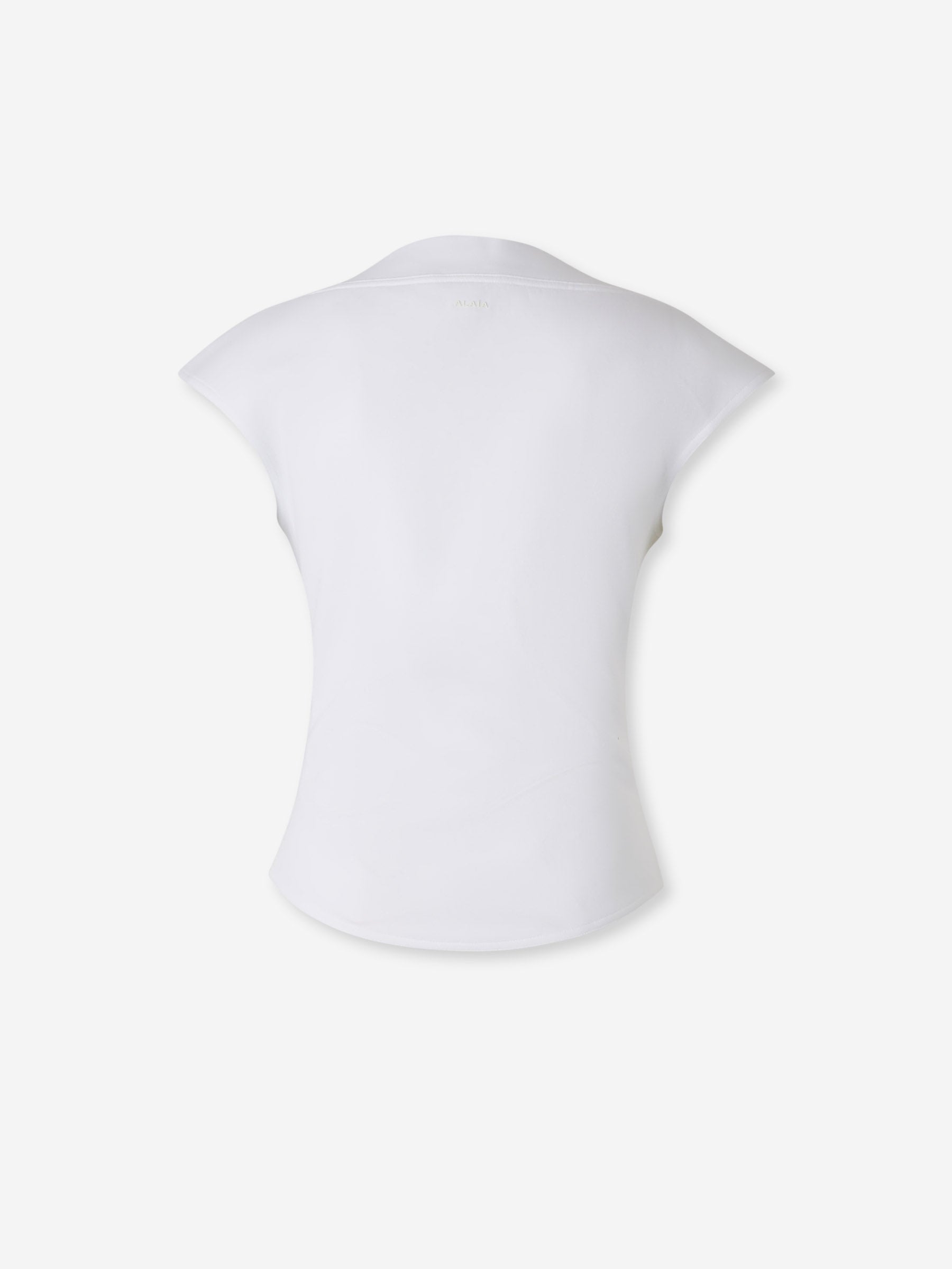 Alaïa Mujer Barcelona Top Algodón color Blanco sku 782-001826 01 - Foto 2