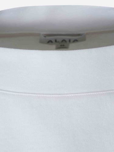 Alaïa Mujer Barcelona Top Algodón color Blanco sku 782-001826 01 - Foto 3