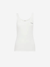Chloé Mujer Barcelona Top Tirantes Canalé color Blanco sku 782-001827 01 - Foto 1
