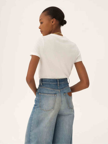 Chloé Mujer Barcelona Camiseta Cuello Redondo color Blanco sku 782-001828 01 - Foto 4