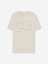 Maison Margiela Mujer Barcelona Camiseta Logo Algodón color Crema sku 782-001830 01 - Foto 1