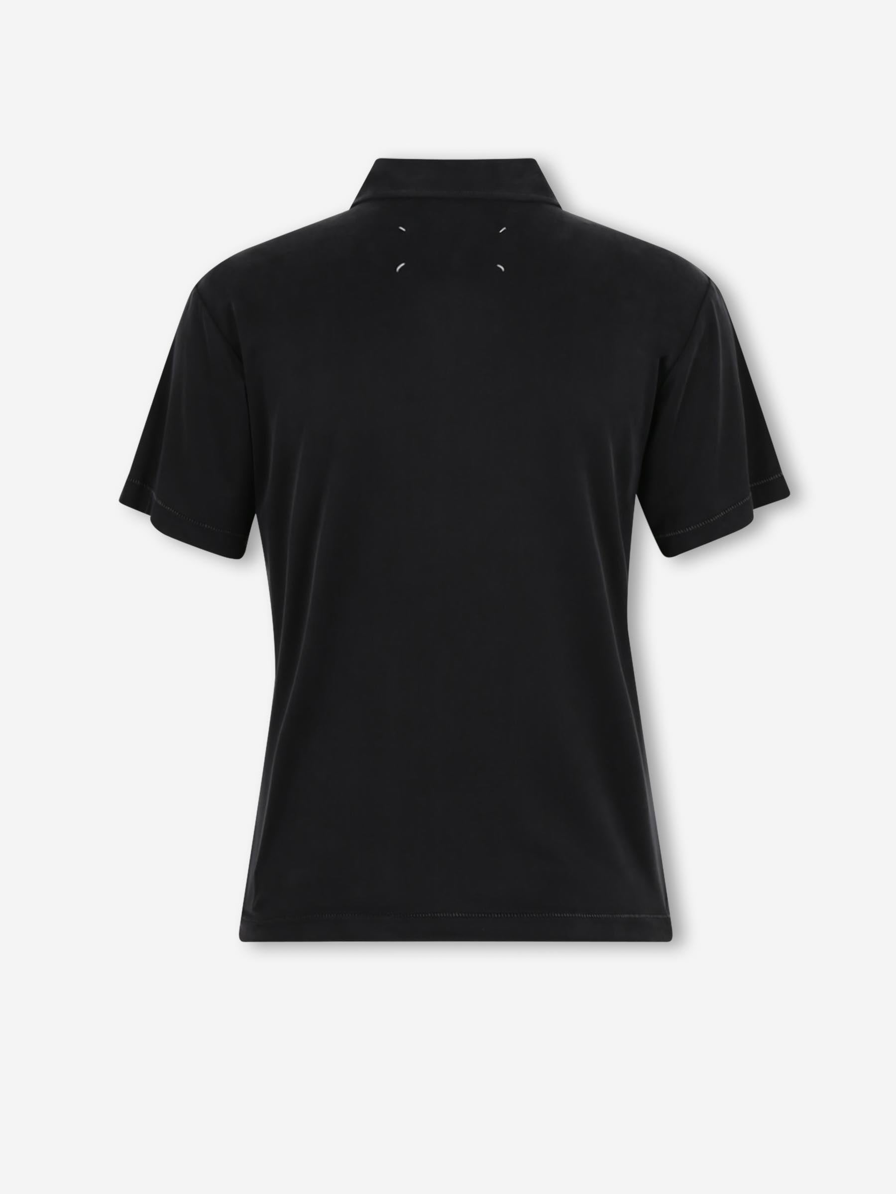 Maison Margiela Mujer Barcelona Polo Manga Corta color Negro sku 782-001831 01 - Foto 2