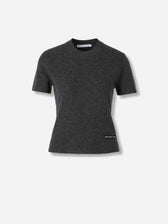 Alexander Wang Mujer Barcelona Camiseta Cropped color Gris Antracita sku 782-001832 01 - Foto 1