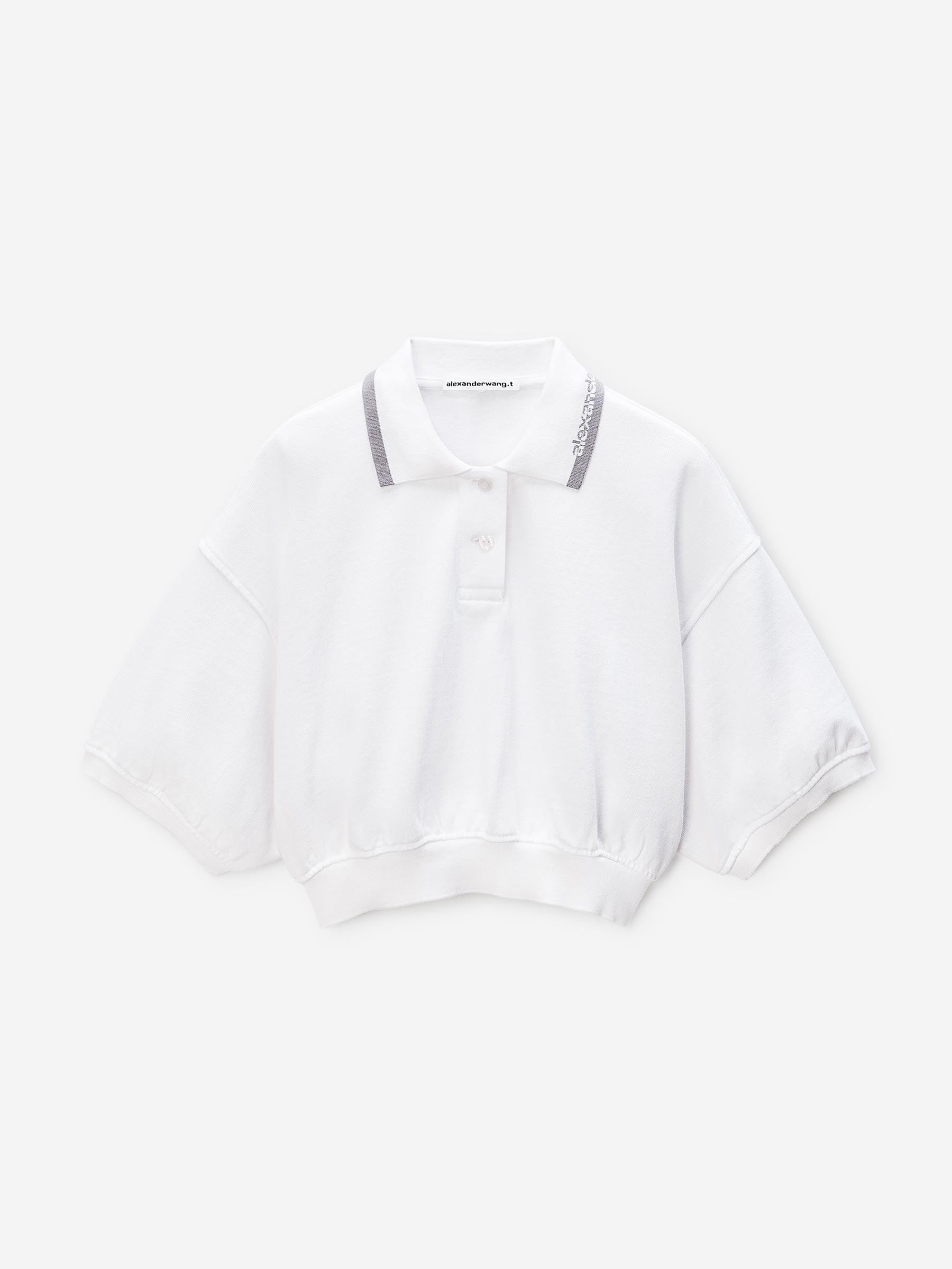 Alexander Wang Mujer Barcelona Polo Cropped color Blanco sku 782-001833 01 - Foto 1