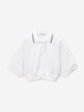 Alexander Wang Mujer Barcelona Polo Cropped color Blanco sku 782-001833 01 - Foto 1