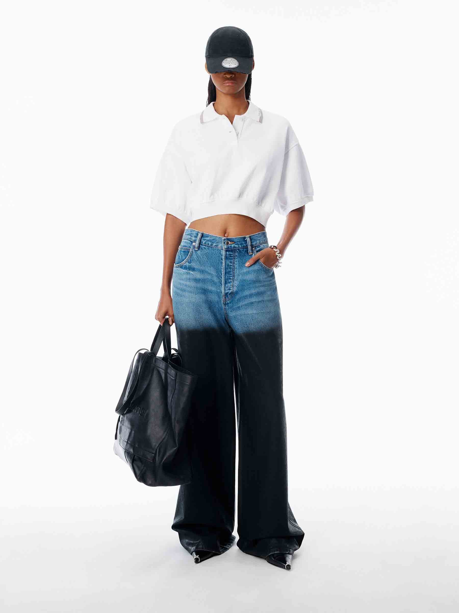 Alexander Wang Mujer Barcelona Polo Cropped color Blanco sku 782-001833 01 - Foto 2