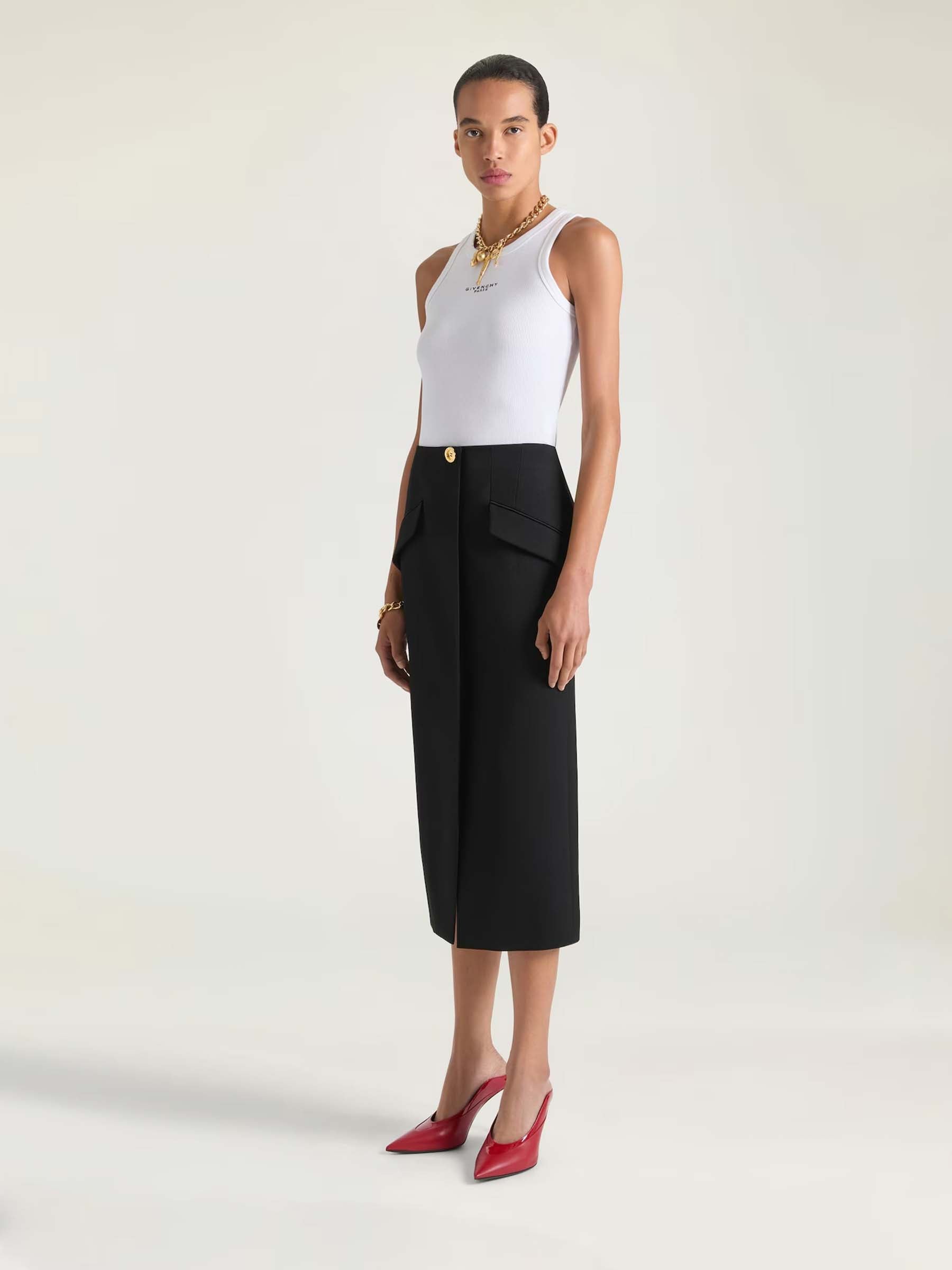 Givenchy Mujer Barcelona Top Algodón Logo color Blanco sku 782-001835 01 - Foto 2