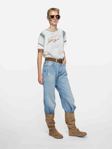 Acne Studios Mujer Barcelona Camiseta Cuello Redondo color Multicolor sku 782-001837 01 - Foto 2