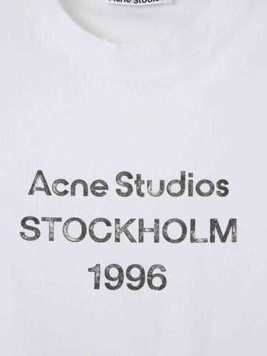 Acne Studios Mujer Barcelona Camiseta Cuello Redondo color Blanco sku 782-001841 01 - Foto 3