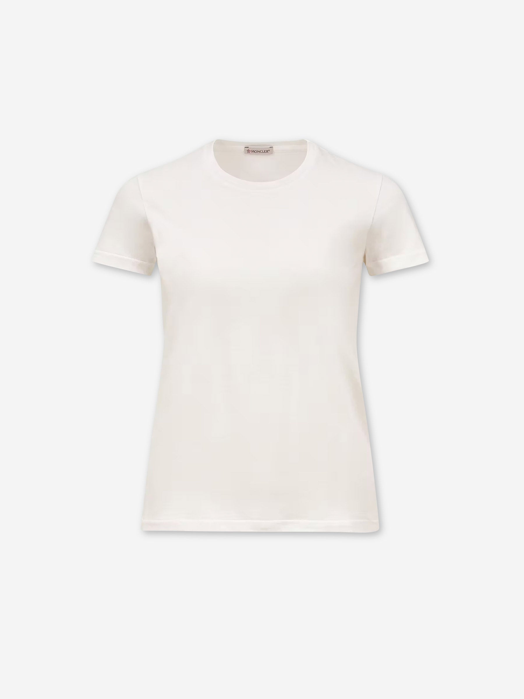 Moncler Mujer Barcelona Camiseta Cuello Redondo color Blanco sku 782-001848 01 - Foto 1