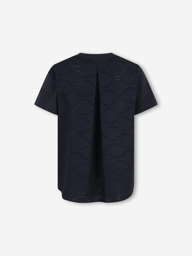 Moncler Mujer Barcelona Camiseta Cuello Redondo color Negro sku 782-001849 02 - Foto 2