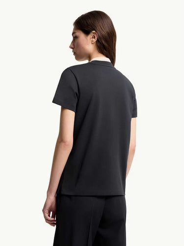 Moncler Mujer Barcelona Camiseta Cuello Redondo color Azul Marino sku 782-001850 01 - Foto 3