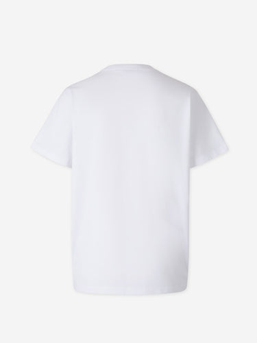 Ganni Mujer Barcelona Camiseta Cuello Redondo color Blanco sku 782-001854 01 - Foto 2