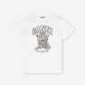 Ganni Mujer Barcelona Camiseta Leopardo color Blanco sku 782-001855 01 - Foto 1