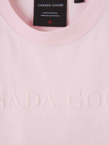 Canada Goose Mujer Barcelona Camiseta Roam Bordado color Rosa Palo sku 782-001860 01 - Foto 3