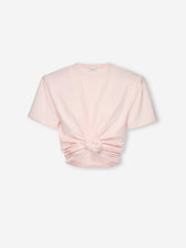 Magda Butrym Mujer Barcelona Camiseta Nudo color Rosa Palo sku 782-001861 01 - Foto 1