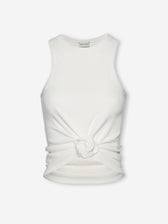 Magda Butrym Mujer Barcelona Top Tirantes Nudo color Blanco sku 782-001862 01 - Foto 1