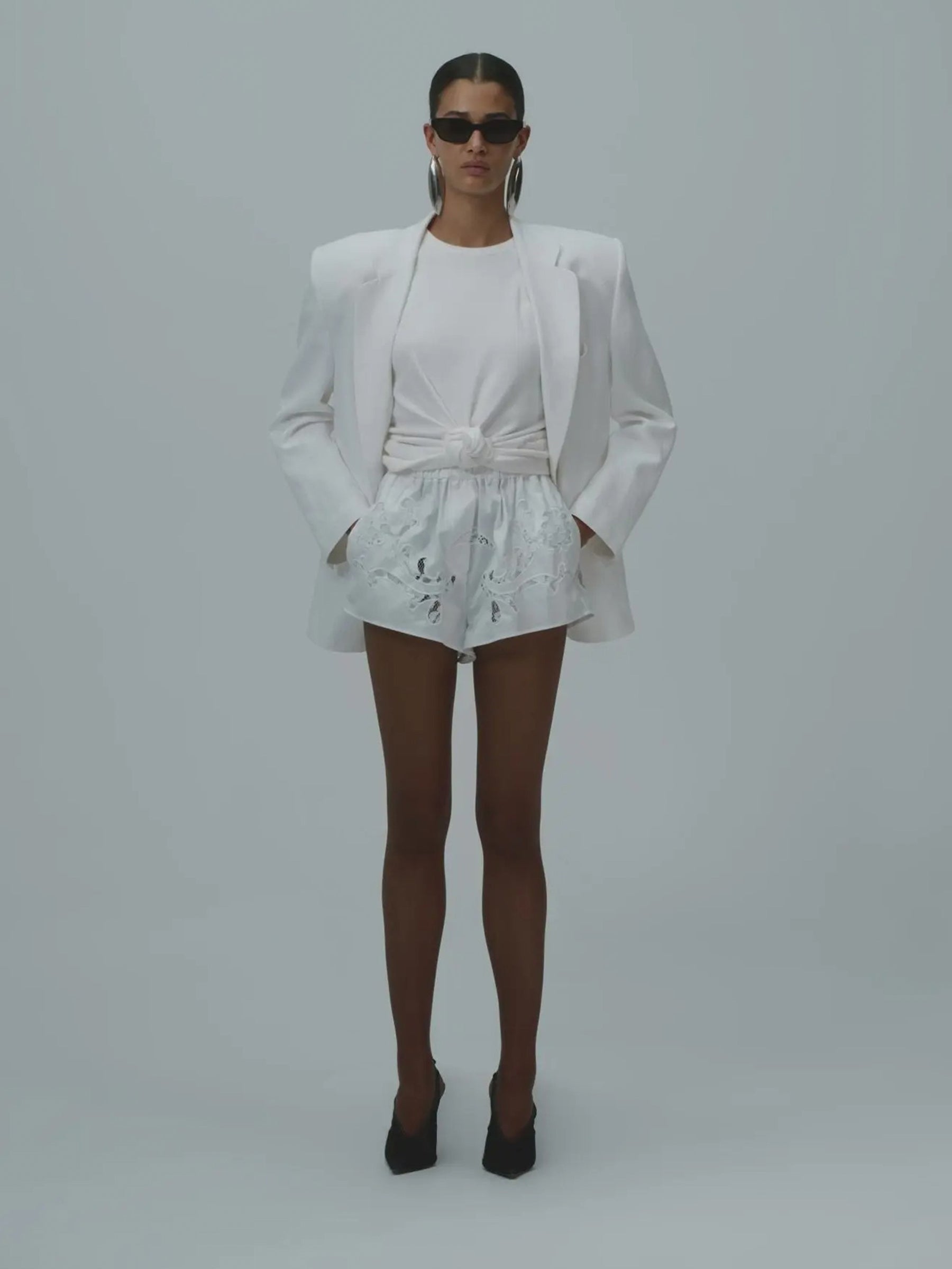 Magda Butrym Mujer Barcelona Top Tirantes Nudo color Blanco sku 782-001862 01 - Foto 2