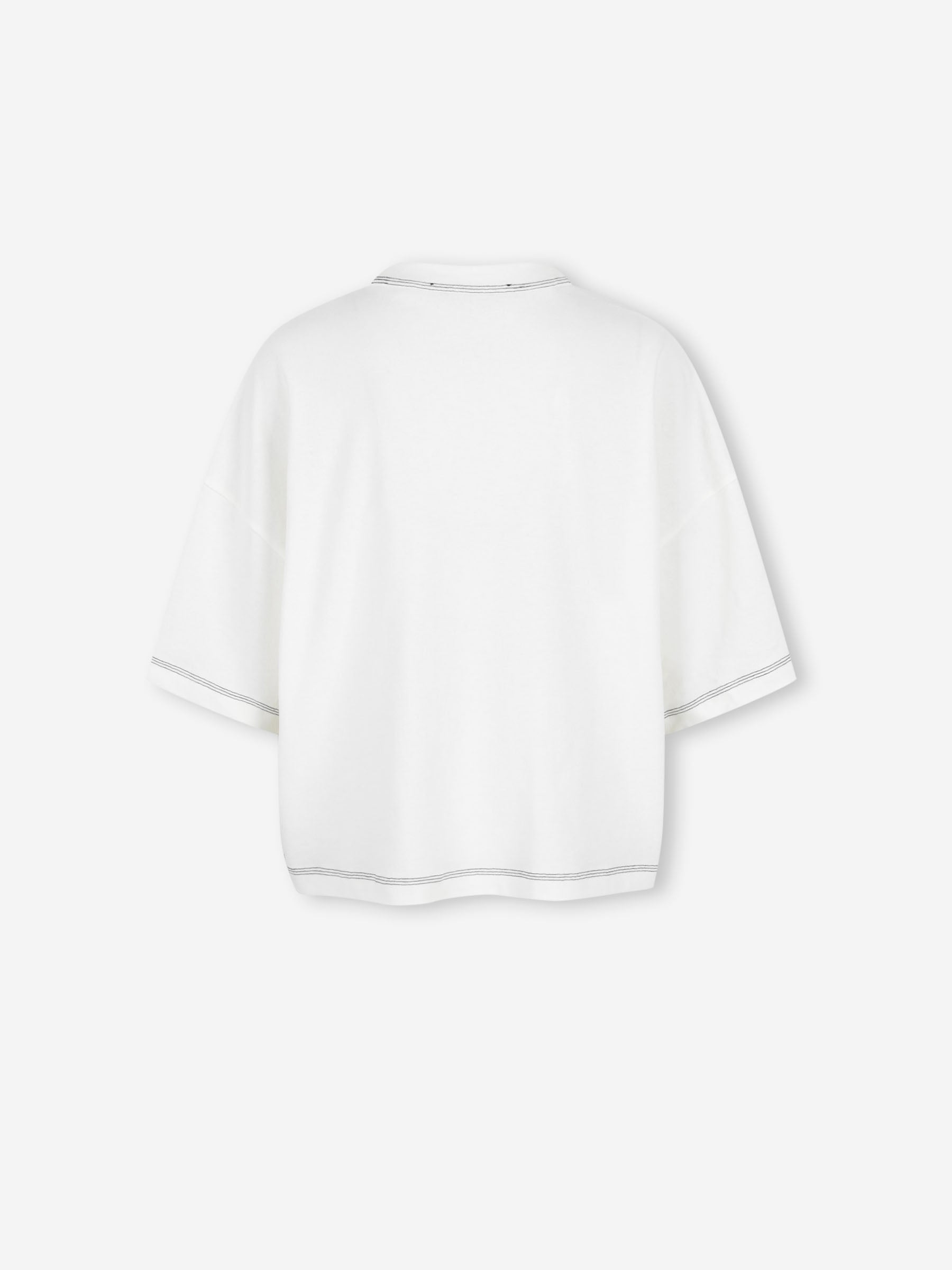 Jacquemus Mujer Barcelona Camiseta Cuello Redondo color Blanco sku 782-001863 01 - Foto 2