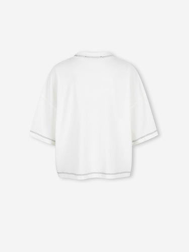 Jacquemus Mujer Barcelona Camiseta Cuello Redondo color Blanco sku 782-001863 01 - Foto 2