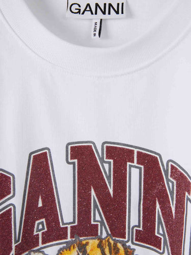 Ganni Mujer Barcelona Camiseta Baby Tiger color Blanco sku 782-001869 01 - Foto 3