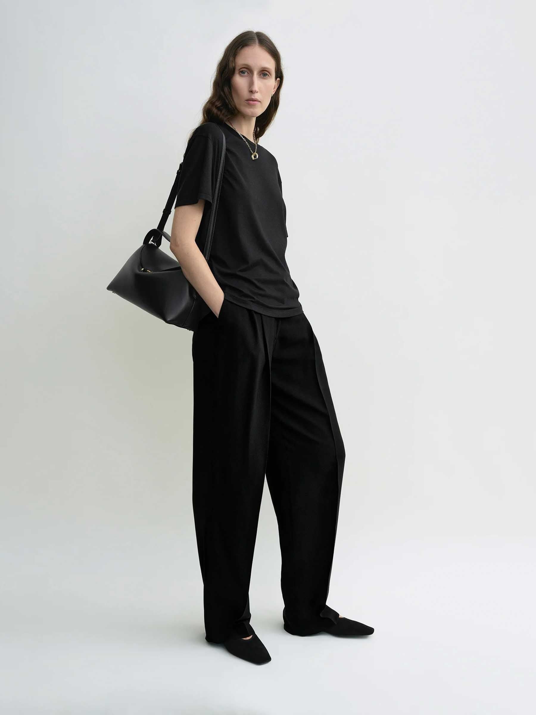 TOTEME Mujer Barcelona Camiseta Cuello Redondo color Negro sku 782-001872 01 - Foto 2