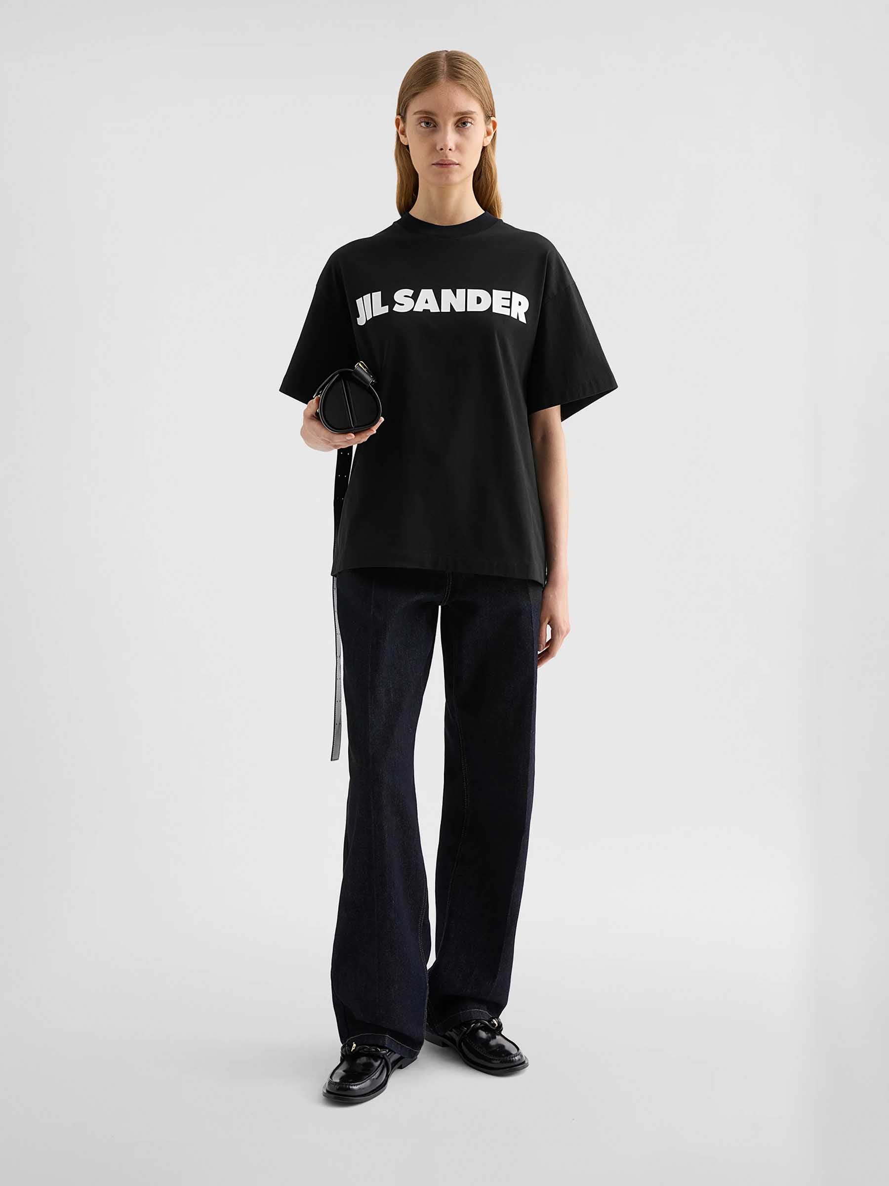 Jil Sander Mujer Barcelona Camiseta Cuello Redondo color Negro sku 782-001876 01 - Foto 2