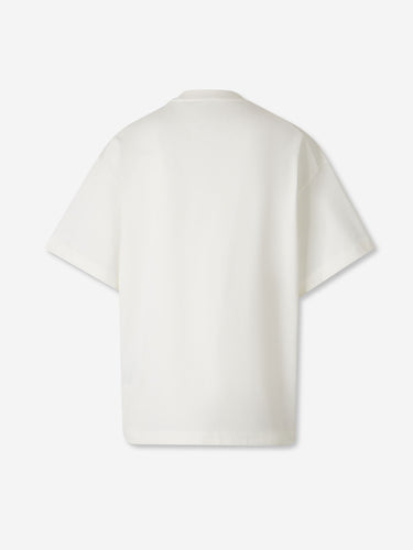 Jil Sander Mujer Barcelona Camiseta Cuello Redondo color Blanco sku 782-001877 01 - Foto 2