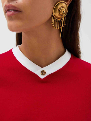 Versace Mujer Barcelona Camiseta Manga Corta color Rojo sku 782-001879 02 - Foto 4