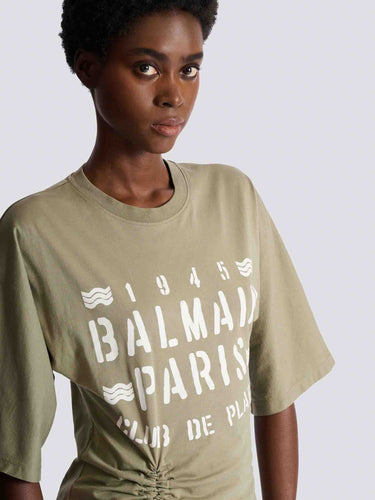 Balmain Mujer Barcelona Camiseta Manga Corta color Verde Militar sku 782-001880 01 - Foto 4