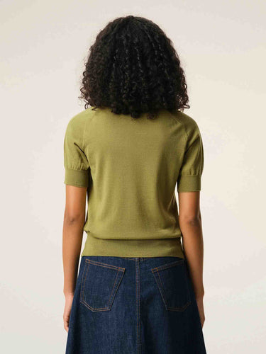 Ami Paris Mujer Barcelona Polo Manga Corta color Verde sku 782-001882 01 - Foto 3