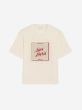 Ami Paris Mujer Barcelona Camiseta Manga Corta de jersey de algodón grueso color Blanco sku 782-001887 01 - Foto 1