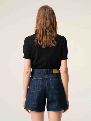 Ami Paris Mujer Barcelona Cárdigan Punto Lana color Negro sku 782-001890 01 - Foto 3