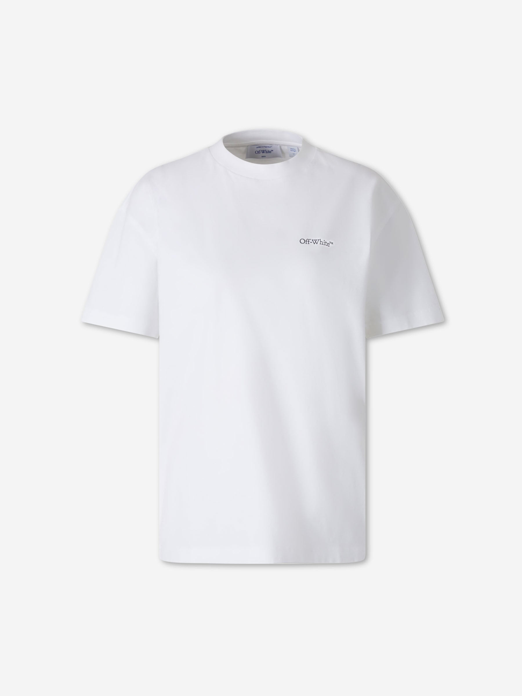 Off-White Mujer Barcelona Camiseta Cuello Redondo color Blanco sku 782-001891 01 - Foto 1