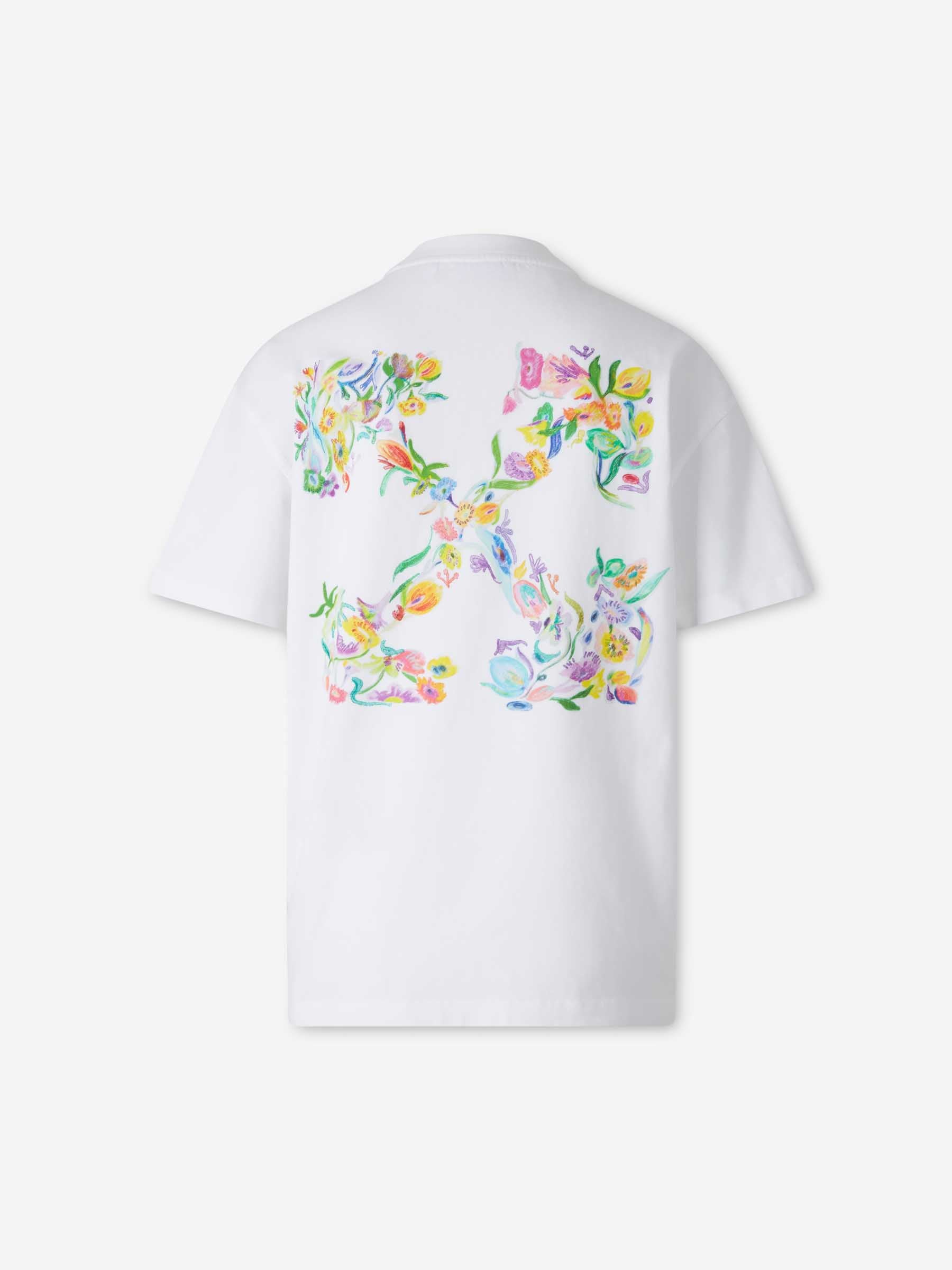 Off-White Mujer Barcelona Camiseta Cuello Redondo color Blanco sku 782-001891 01 - Foto 2