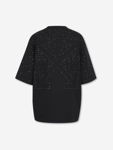 Off-White Mujer Barcelona Camiseta Cuello Redondo color Negro sku 782-001892 01 - Foto 2