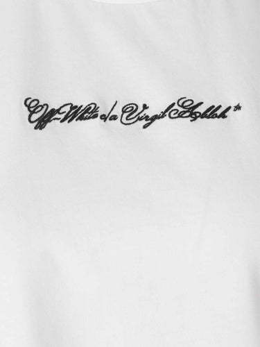 Off-White Mujer Barcelona Camiseta Cropped Cuello Redondo color Blanco sku 782-001894 01 - Foto 4