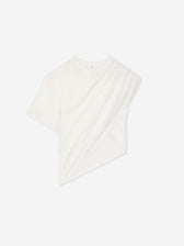 Courrèges Mujer Barcelona Camiseta Asimétrica Twist color Marfil sku 782-001896 01 - Foto 1