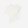 Courrèges Mujer Barcelona Camiseta Asimétrica Twist color Marfil sku 782-001896 01 - Foto 1