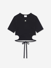 Courrèges Mujer Barcelona Camiseta Con Lazada color Negro sku 782-001897 01 - Foto 1