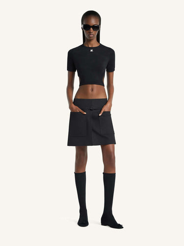 Courrèges Mujer Barcelona Camiseta Con Lazada color Negro sku 782-001897 01 - Foto 2
